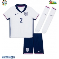 England Kyle Walker #2 Hjemmedraktsett Barn EM 2024 Kortermet (+ Korte bukser)